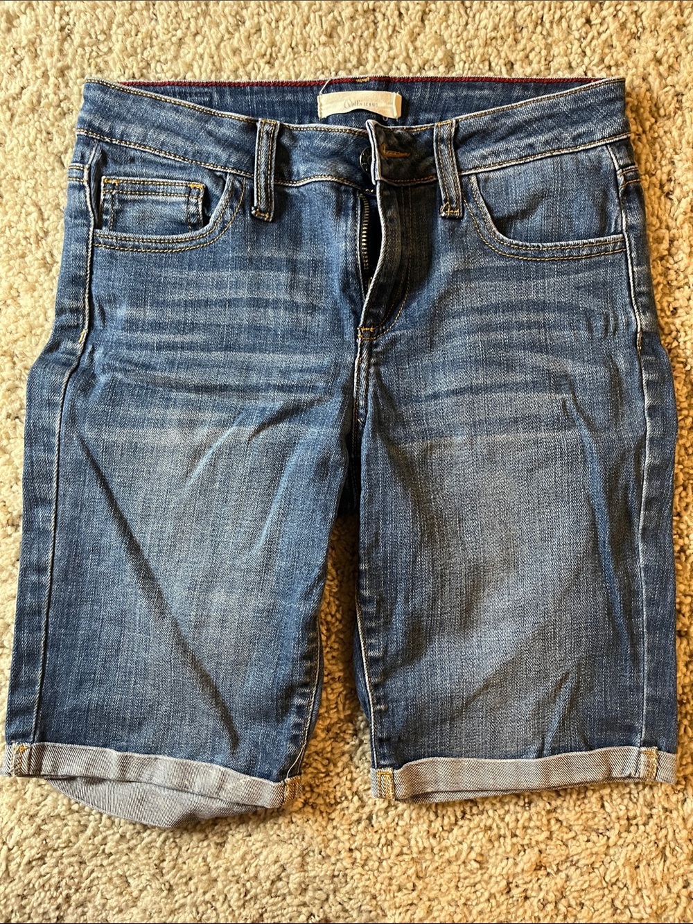 Cello Blue Denim Bermuda Shorts